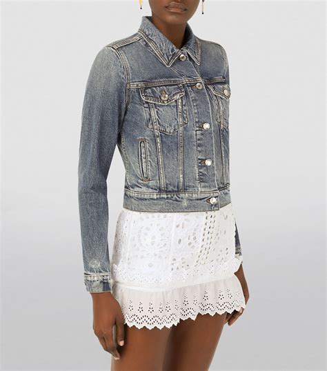 dolce gabbana womens denim jackets|Dolce & Gabbana Jean and denim jackets for Women .